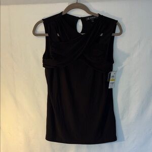 INC International Concepts Black Tank Top